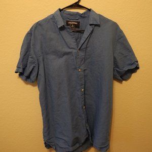 NWOT - Chubbies Linen Sunday Shirt (Big Blue) - Size M